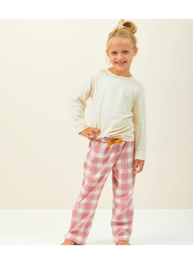 Girls Pyjamas ( Pink Checks )
