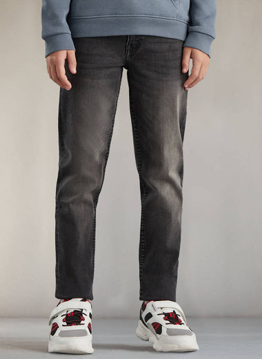 Boys Plain Skinny Fit Jeans