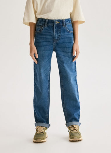 Boys Elastic Regular Jeans