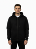Black Sherpa Hooded Jacket