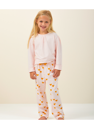 Girls Pyjamas ( Pink Hearts )
