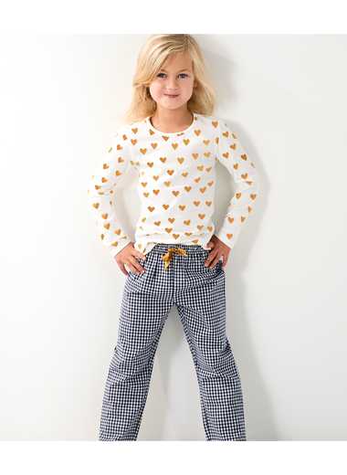 Girls Pyjamas ( Checkered Blue )