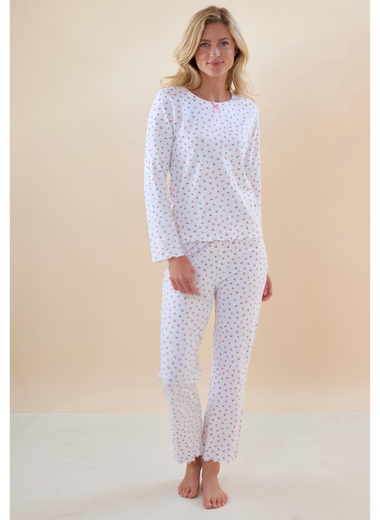 Emma Pyjamas Women Rosebuds Pink