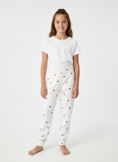 Toddler Girls Embroidered Trousers