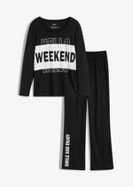 ’Hello Weekend’ Pyjama Set