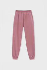 PULL&BEAR BASIC COLOURED JOGGERS WITH ELASTIC HEMS(PINK)