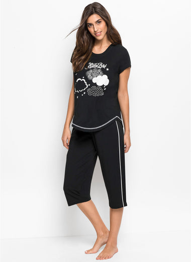 Cropped Cotton Pyjamas