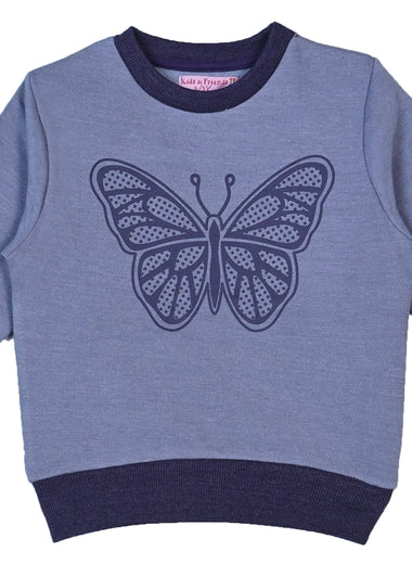 Sweatshirt with a Butterfly print