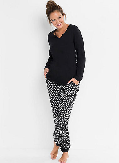 Bonprix Dotty Print Pyjama Night Suit
