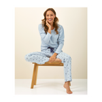 Women Pyjamas ( Light Blue Hearts )