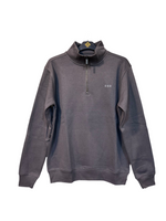 Quarter Zipped Sweatshirt (Grey)