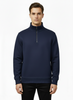 Quarter Zipped Sweatshirt (Navy)