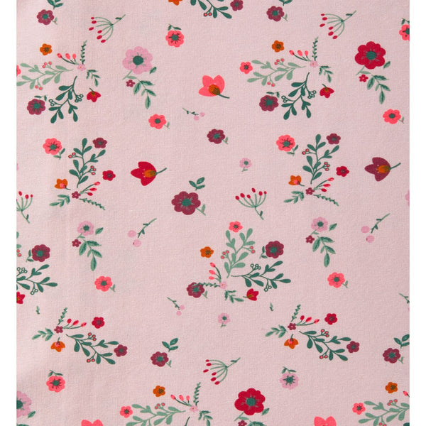 Women Pyjama Set ( Lilac Pink Flowers )