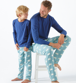 Oliver Pyjamas Men Blue Polor Bear