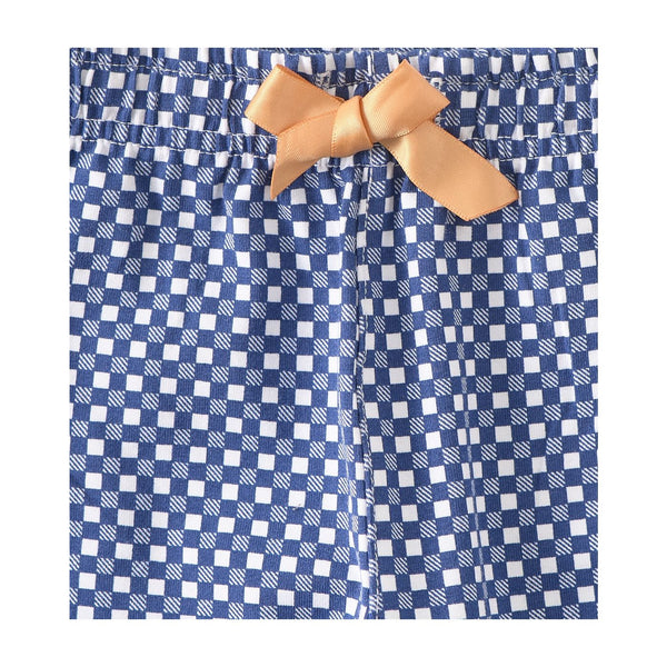 Girls Pyjamas ( Checkered Blue )