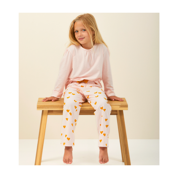 Girls Pyjamas ( Pink Hearts )