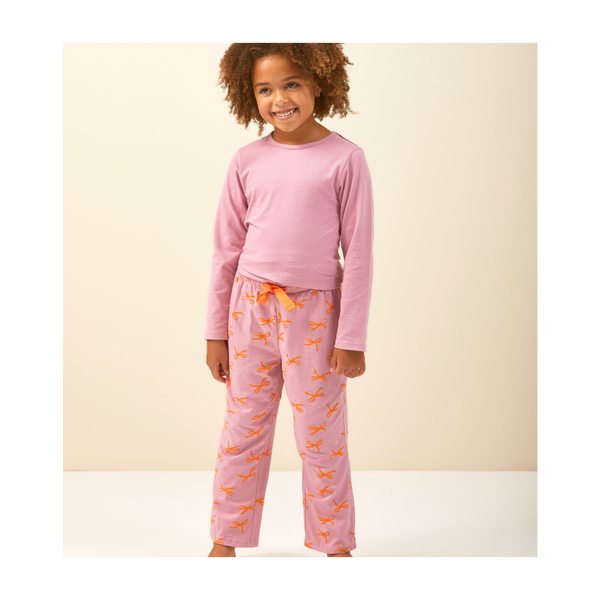 Girls Pyjamas ( Pink Bow )