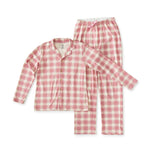 Classic Women Pyjamas ( Large Pink Checks )