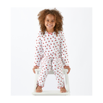 Girls Pyjamas ( White Ladybugs )