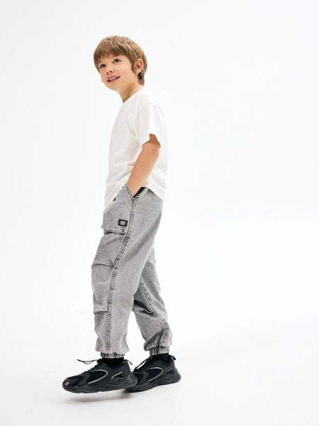 Boys Cotton Parachute Pants