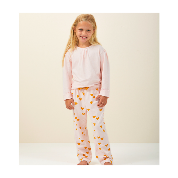 Girls Pyjamas ( Pink Hearts )
