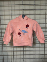 Girls Hoodie with Bird Motive