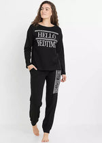 ’Hello Bedtime’ Slogan Pajamas