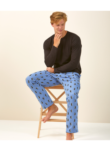 Oliver Men Pyjamas Blue Penguins