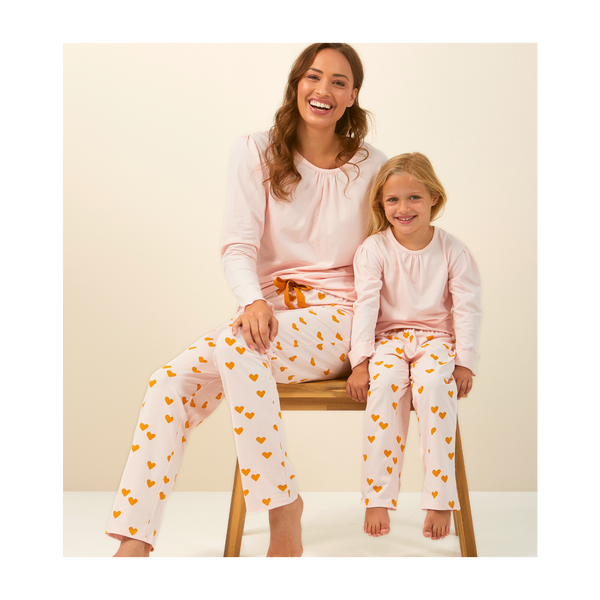 Girls Pyjamas ( Pink Hearts )