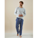 Jamie Pyjamas Men Blue Clouds