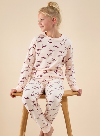 Liv Pyjamas Girls Light Pink Bow