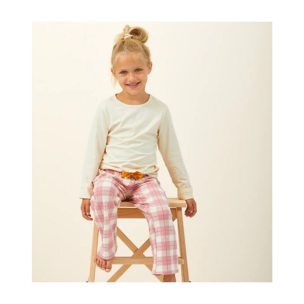 Girls Pyjamas ( Pink Checks )