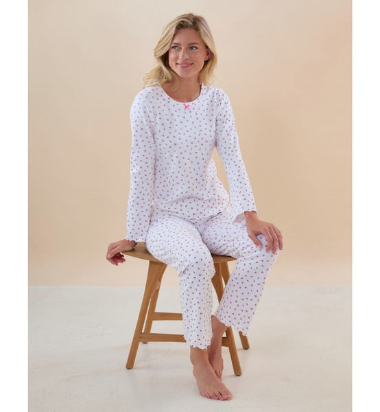Emma Pyjamas Women Rosebuds Pink