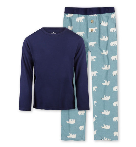 Oliver Pyjamas Men Blue Polor Bear