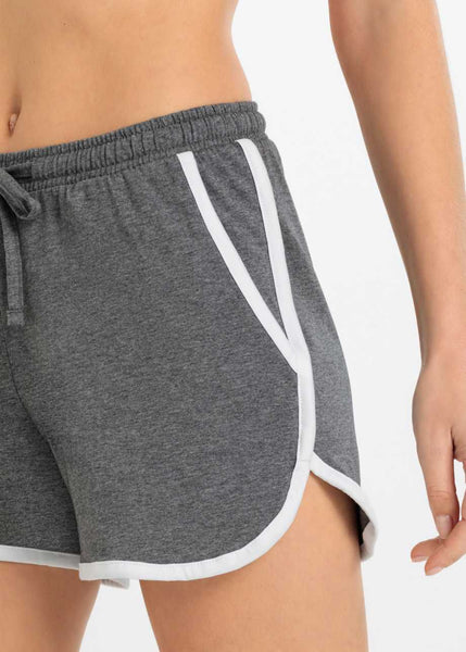 Long sleeved shorty set with hot pants