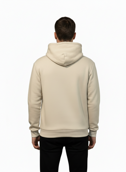Sherpa Hooded Jacket (Beige)