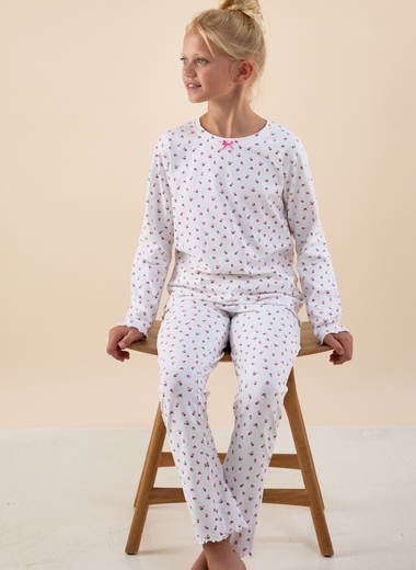 Emma Pyjamas girls Rosebuds Pink