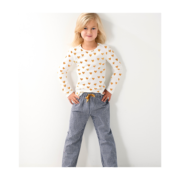 Girls Pyjamas ( Checkered Blue )