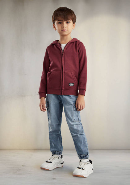 Boys Plain Cargo Fit Jeans