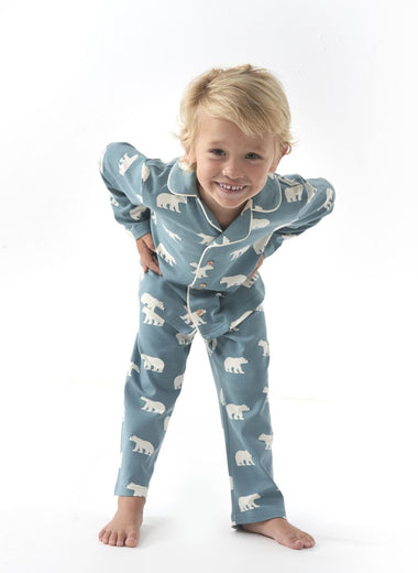 Boys Pyjama Set (Blue Polar Bear)