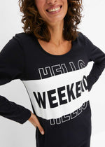 ’Hello Weekend’ Pyjama Set