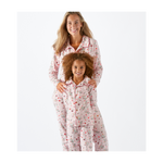 Girls Pyjama Set ( Lilac Pink Flowers )