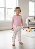 Toddler Girls Embroidered Trousers