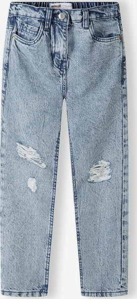 Girls Ripped Mom Jean