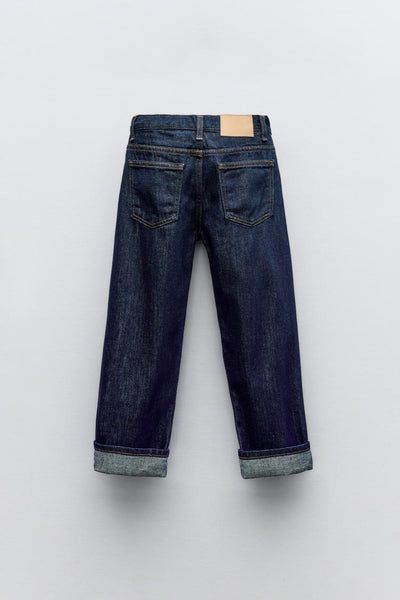BOYS STRAIGHT FIT SELVEDGE JEANS