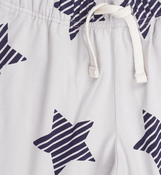 jamie pyjamas boys grey blue striped stars
