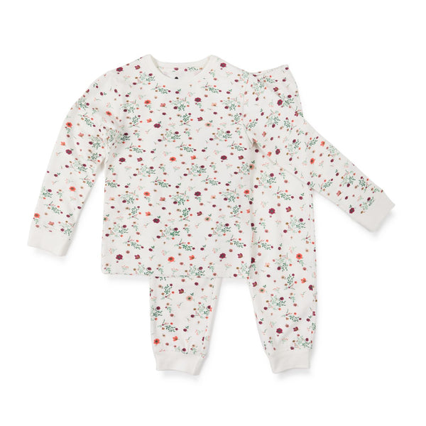 Girls Pyjamas (White Flowers)