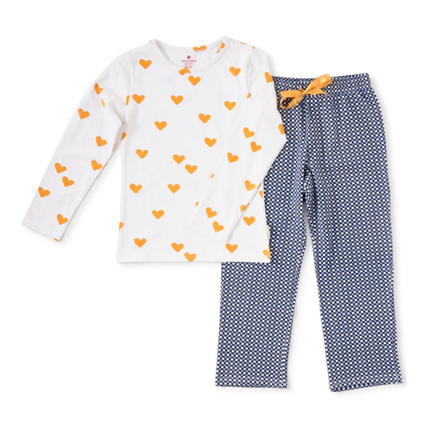 Girls Pyjamas ( Checkered Blue )