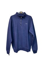 Quarter Zipped Sweatshirt (Navy)