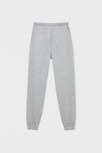 PULL&BEAR BASIC COLORED JOGGERS(GREY MARL)